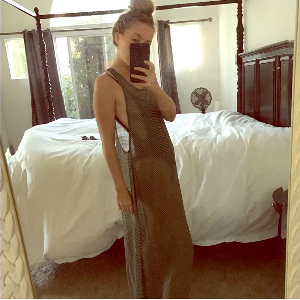 MUST SELL BY 11/23. Mikoh sheer striped dress